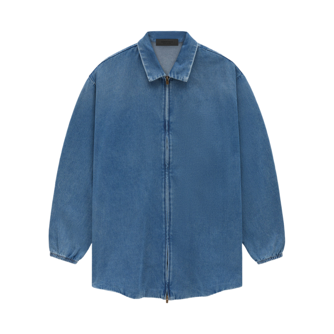 - Essentials Denim Overshirt Medium Wash - 24SS