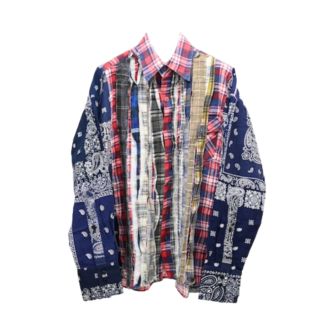 니들스 x 미야기히데타카 리본 와이드 셔츠 멀티