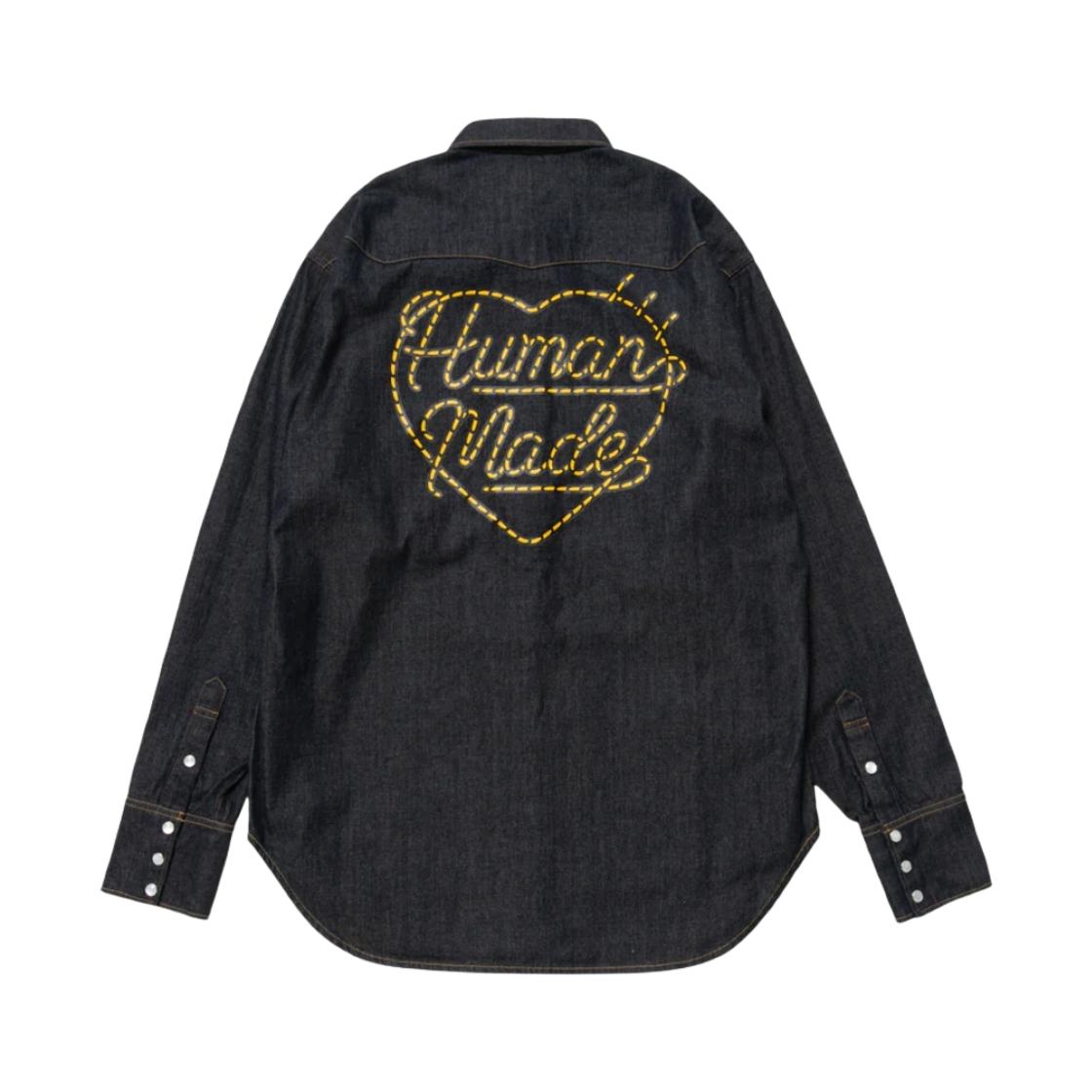 휴먼 메이드 데님 웨스턴 셔츠 인디고