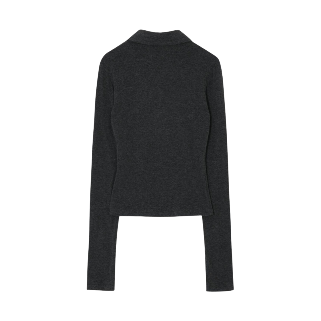 (W) 보헤미안 서울 소프트 하프 칼라 셔츠 차콜((W) Bohemian Seoul Soft Half Collar Shirt Charcoal) - 2