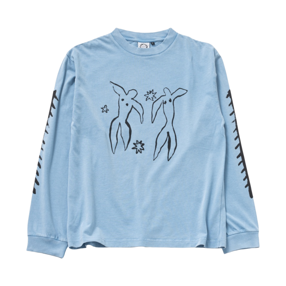 까르네 볼렌테 서머 오브 슬램 워시드 롱슬리브 티셔츠 워시드 블루(Carne Bollente Summer of Slam LS T-Shirt Washed Blue) - 1