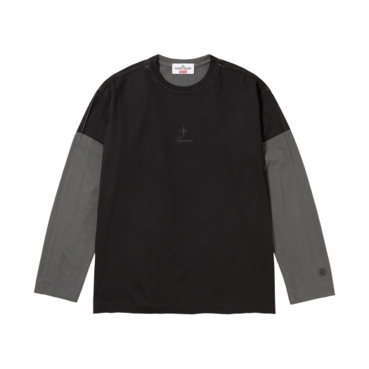 supreme STONE  ブラック ロンT Supreme x Y's by Yohji Yamamoto L/S Tee 