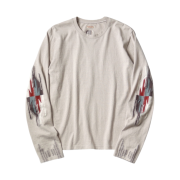 Kapital Ortega Jersey Crewlon T-Shirt Kinari