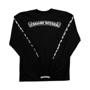 Chrome Hearts Scroll Logo LS T-Shirt Black