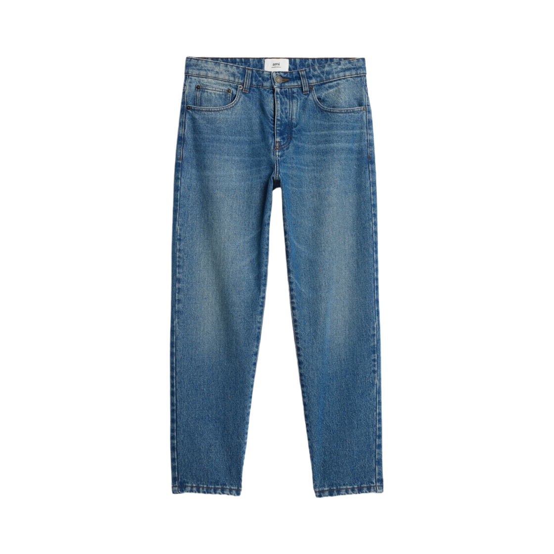 HTR001-DE0001-480 AMI Classic Fit Jeans Used Blue