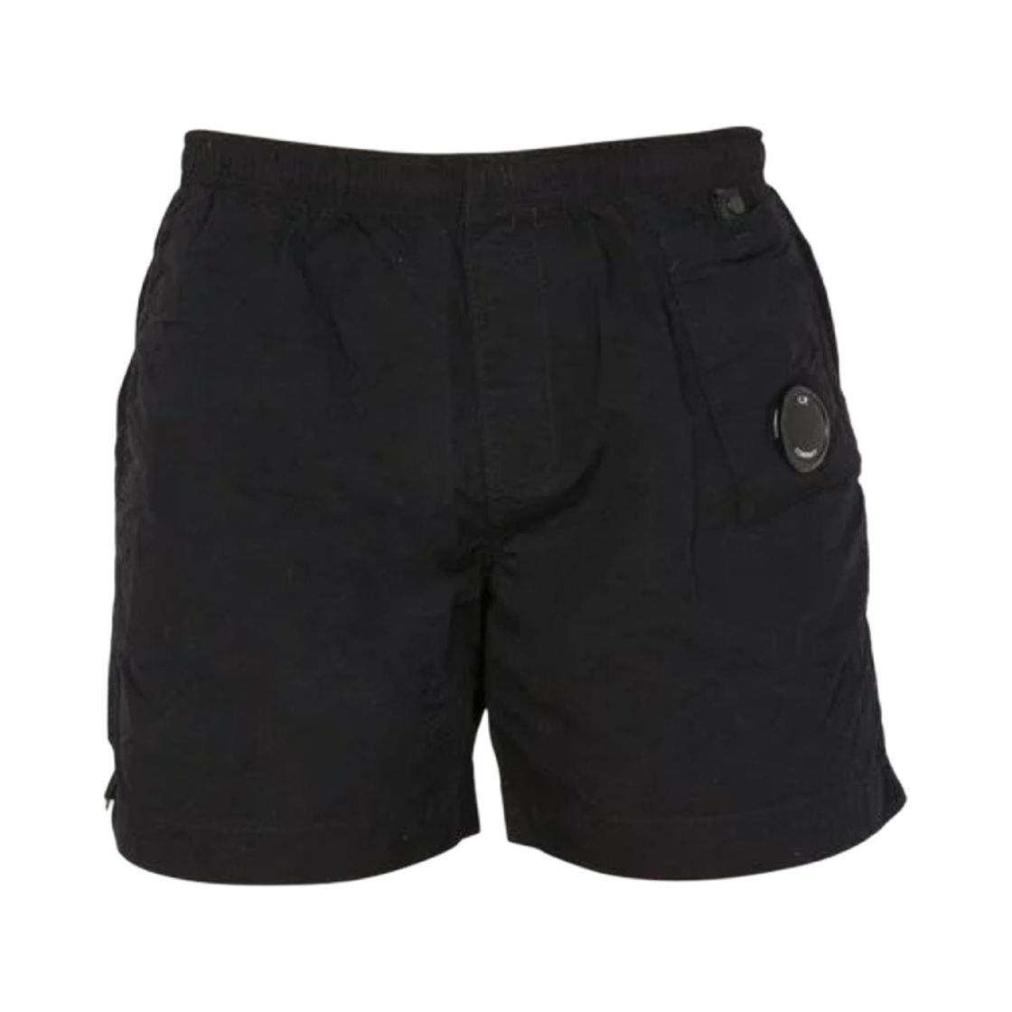 C.P. 컴퍼니 플랫 나일론 비치 쇼츠 블랙 - 22SS(C.P. Company Flatt Nylon Beach Shorts Black - 22SS) - 1