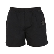 C.P. Company Flatt Nylon Beach Shorts Black - 22SS