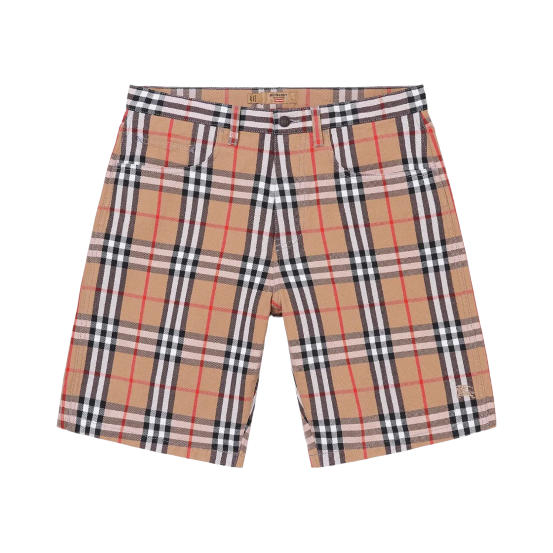 슈프림 x 버버리 데님 쇼츠 베이지 - 22SS(Supreme x Burberry Denim Shorts Beige - 22SS) - 2