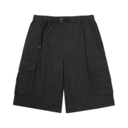 Musinsa Standard City Leisure CN Belted Multi Pocket Cargo Bermuda Pants Black