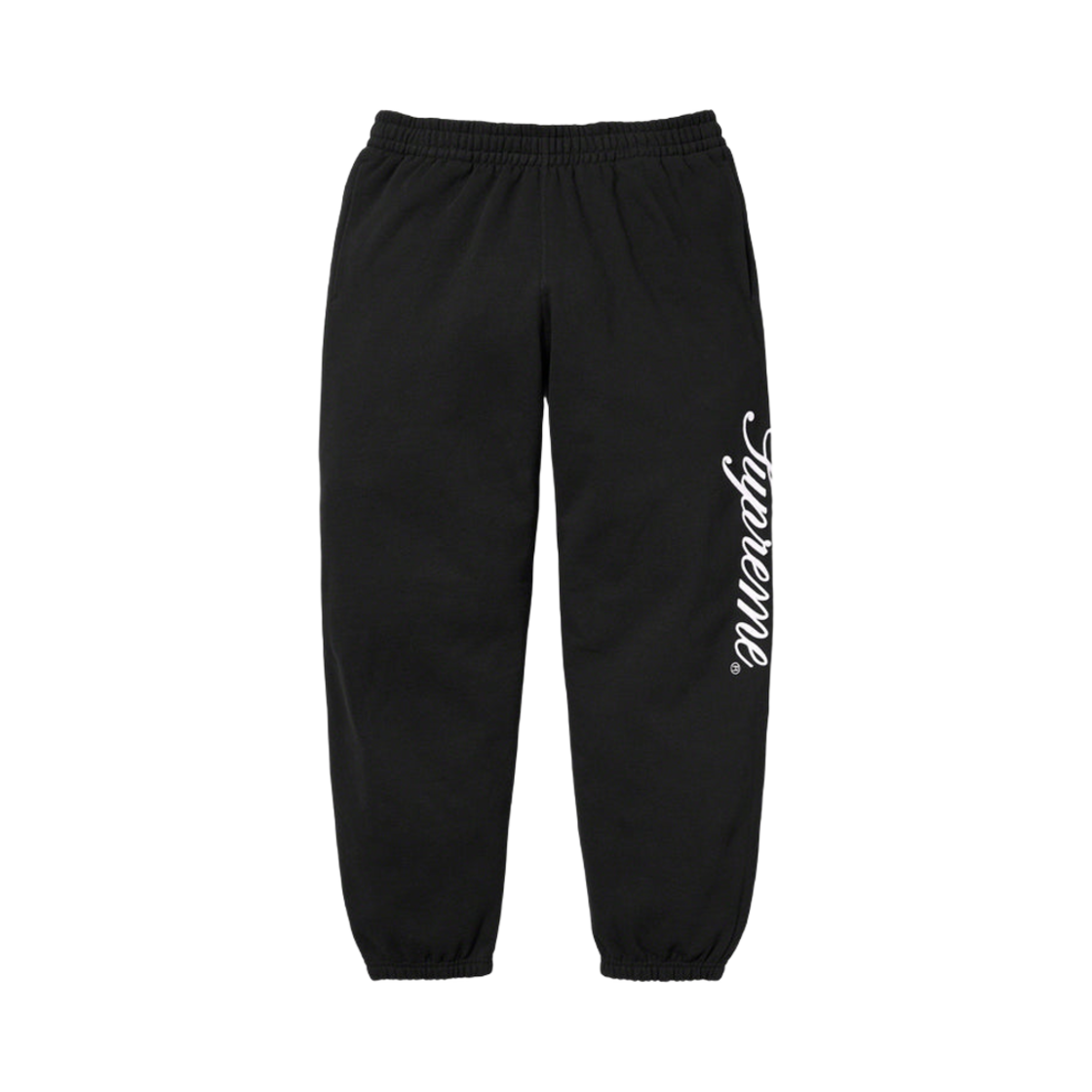 슈프림 레이즈드 스크립트 스웨트팬츠 블랙 - 23FW(Supreme Raised Script Sweatpants Black - 23FW) - 1