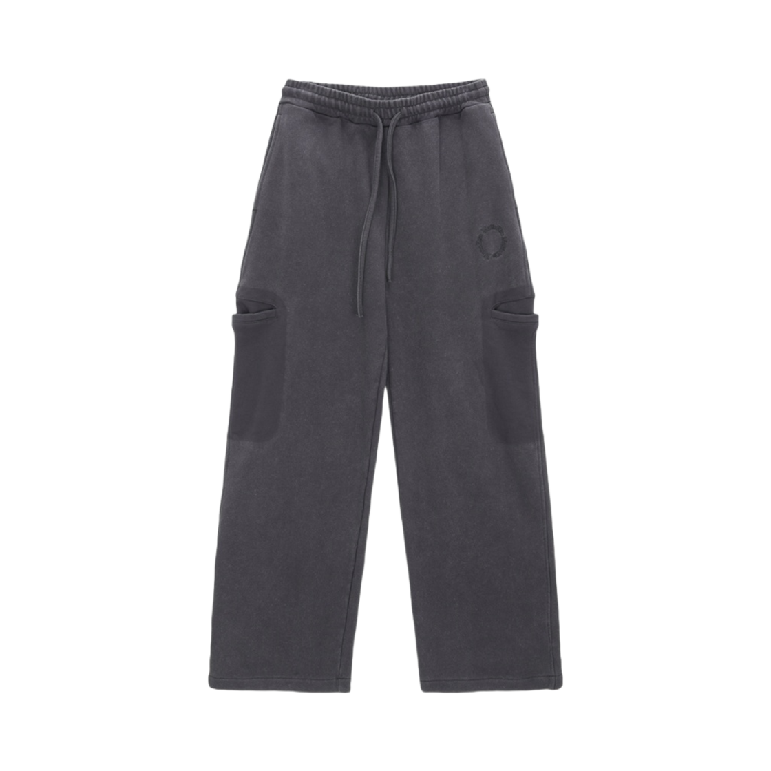 MK2434PT014M (W) Matin Kim Pigment Dying Sweatpants Charcoal