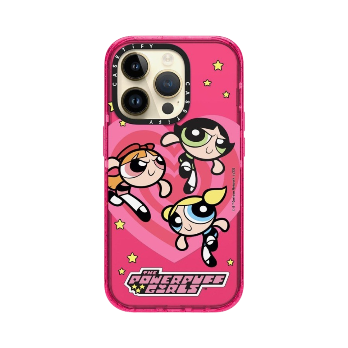 케이스티파이 x 파워퍼프걸 아이폰 하트 임팩트 케이스 반투명 버블검(Casetify x The Powerpuff Girls iPhone Heart Impact Case Sheer Bubblegum) - 4