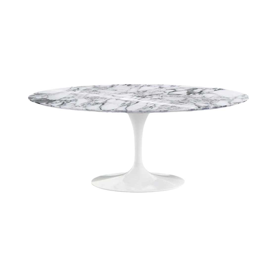 놀 사리넨 오발 다이닝 테이블 아라베스카토 183cm(Knoll Saarinen Oval Dining Table Arabescato 183cm)