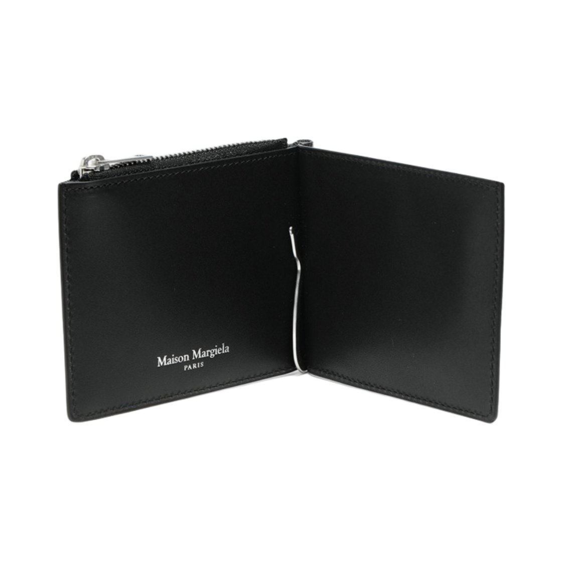 메종 마르지엘라 레더 머니 클립 지갑 블랙(Maison Margiela Money Clip Leather Wallet Black) - 2