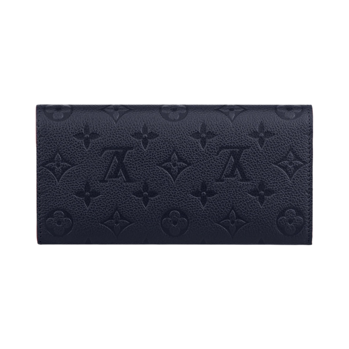 루이비통 에밀리 월렛 모노그램 앙프렝뜨 레더 네이비 블루 레드(Louis Vuitton Emilie Wallet Monogram Empreinte Leather Navy Blue Red) - 4