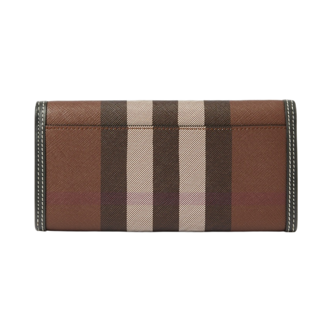 버버리 체크 앤 레더 컨티넨탈 지갑 다크 버치 브라운(Burberry Check and Leather Continental Wallet Dark Birch Brown) - 2