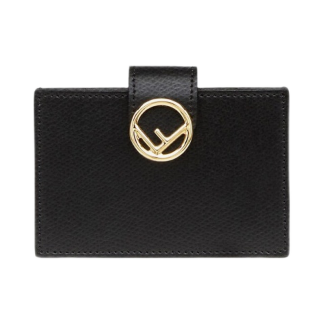 펜디 레더 거싯 카드 홀더 블랙(Fendi Leather Gusseted Card Holder Black) - 1