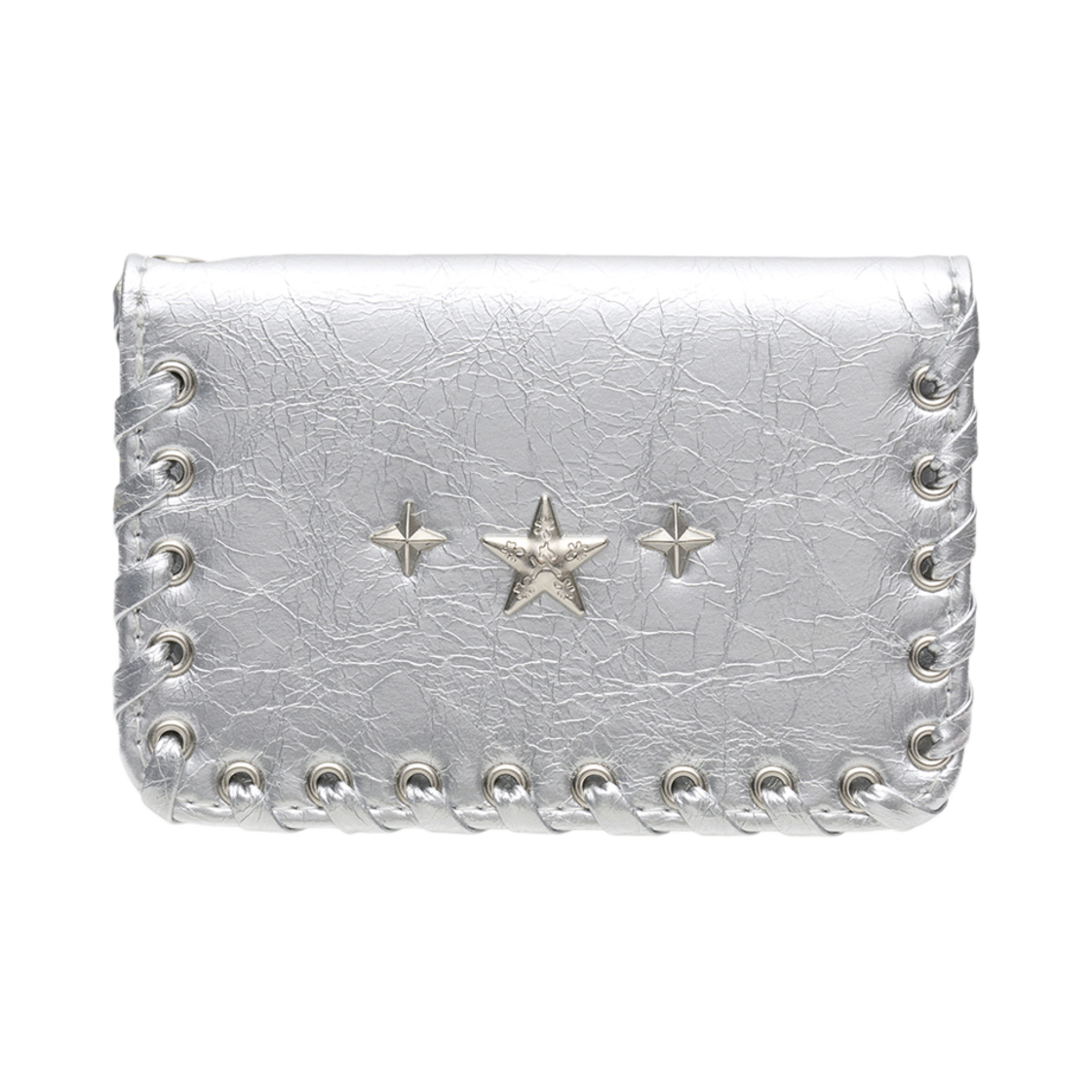 L08E1170409 Le Masque Bine Photo Slot Western Business Card Card Wallet Silver