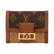 Louis Vuitton Dauphine Compact Wallet Monogram and Monogram Reversed