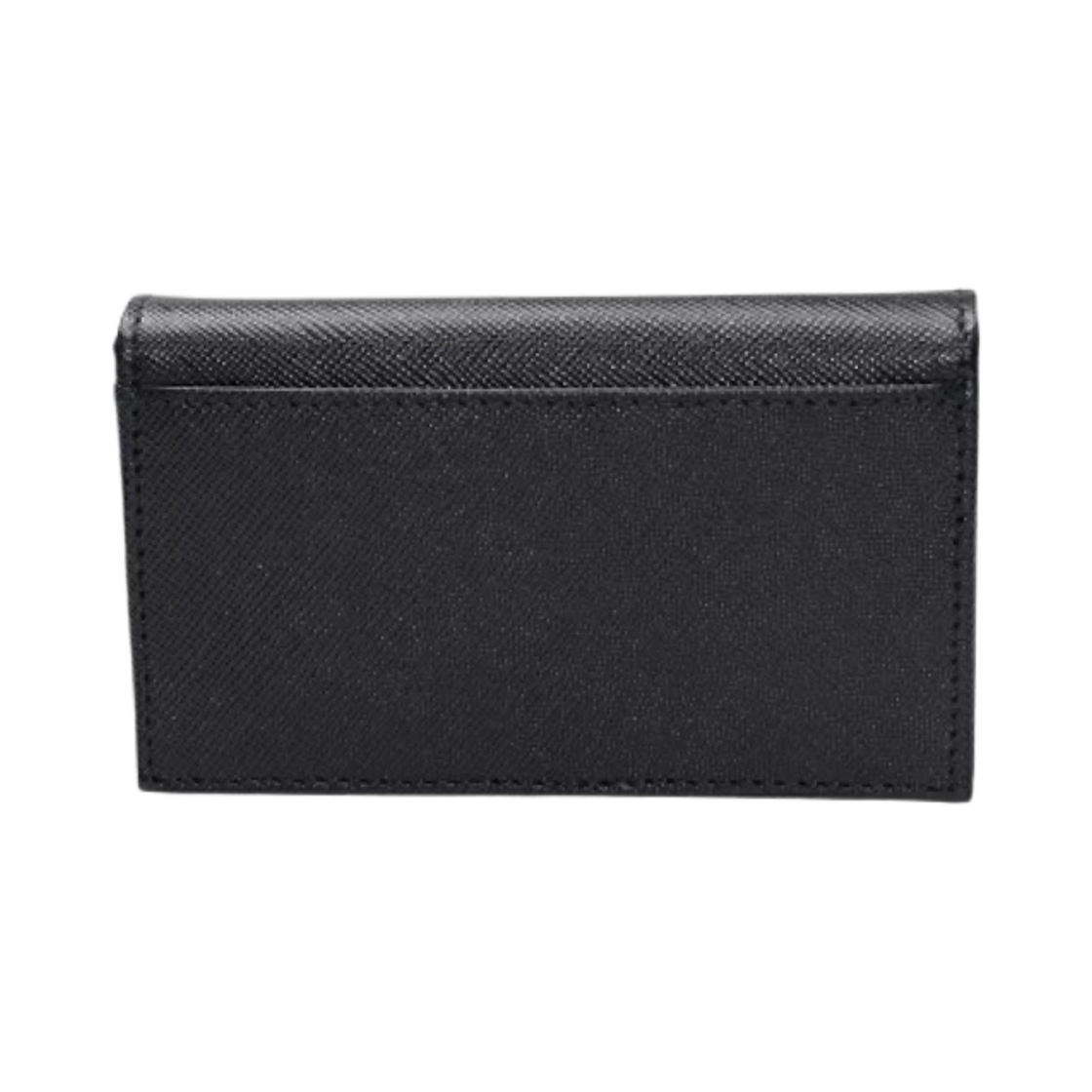프라다 사피아노 레더 카드 홀더 블랙(Prada Saffiano Leather Card Holder Black) - 3