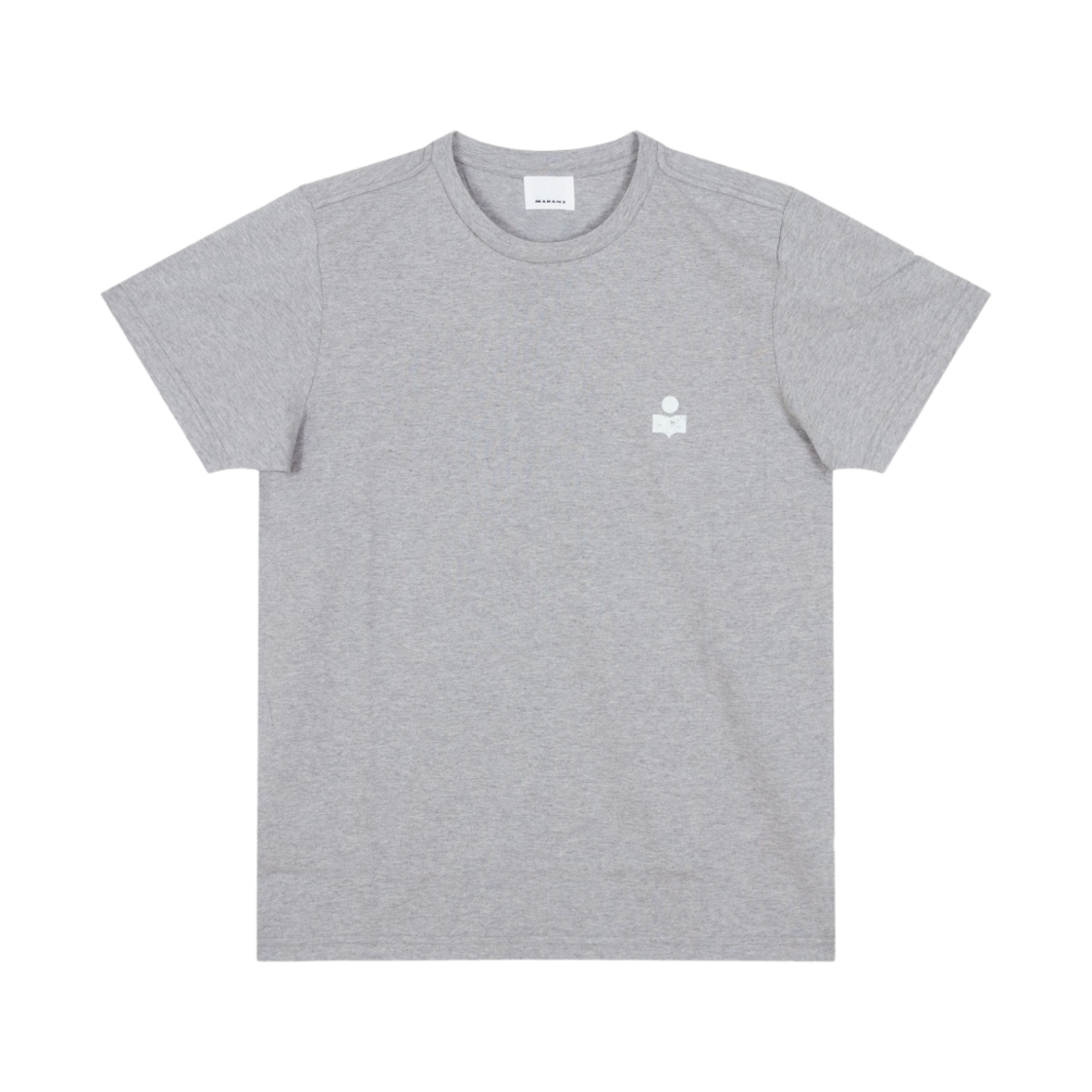 이자벨 마랑 자페르 코튼 로고 티셔츠 에크루 그레이 - 23SS(Isabel Marant Zafferh Cotton Logo T-Shirt Ecru Grey - 23SS)