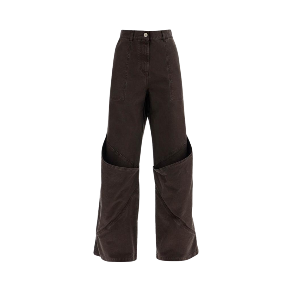 250WCP00198DDC093AA064 (W) The Attico Pocket Pants Brown
