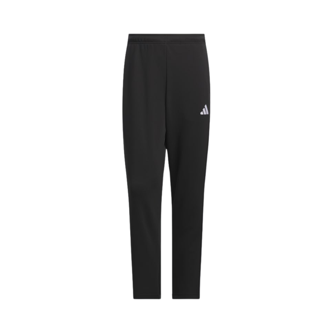JV6982 Adidas 3S Regul Fit Double Knit Openhem Track Pants Black White - KR Sizing
