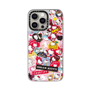Casetify x Hello Kitty iPhone 50th Anniversary Sticker Magsafe Mirror Case Silver