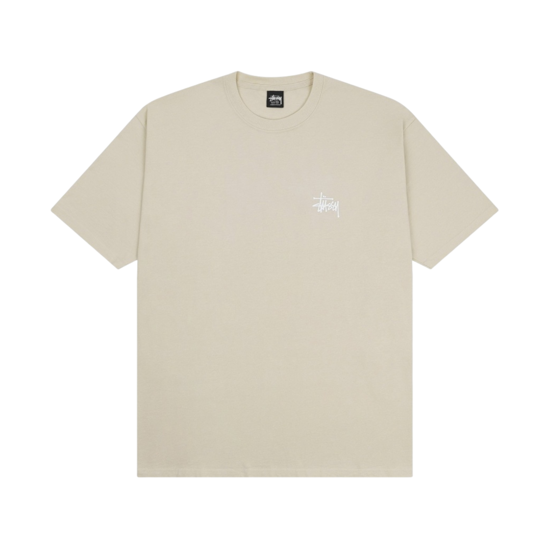 스투시 베이직 스투시 티셔츠 퍼티 화이트 2022(Stussy Basic Stussy T-Shirt Putty White 2022) - 2