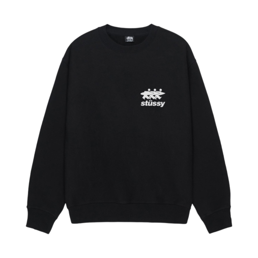스투시 서프워크 크루 애쉬 헤더 | Stussy | KREAM