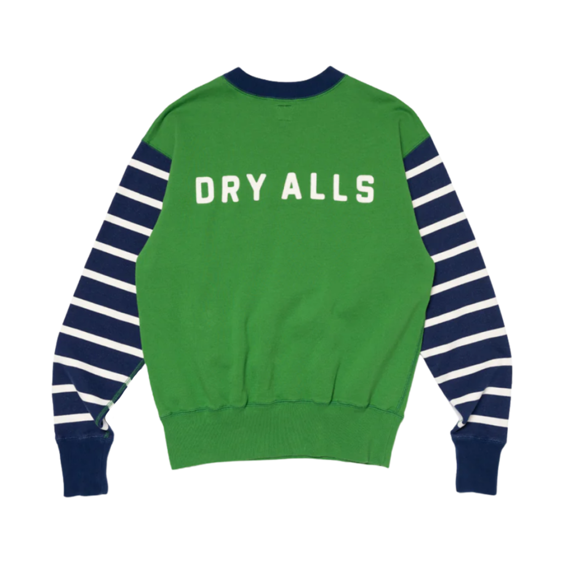 휴먼 메이드 스트라이프 슬리브 스웨트셔츠 그린(Human Made Striped Sleeve Sweatshirt Green) - 2