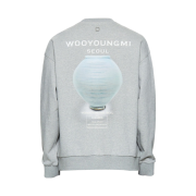 Wooyoungmi Celadon Back Logo Sweatshirt Gray - 23FW