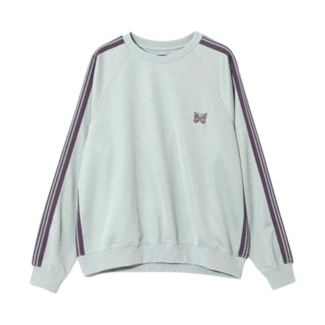 니들스 폴리 스무스 트랙 크루넥 셔츠 삭스(Needles Track Crew Neck Shirt Poly Smooth Sax)