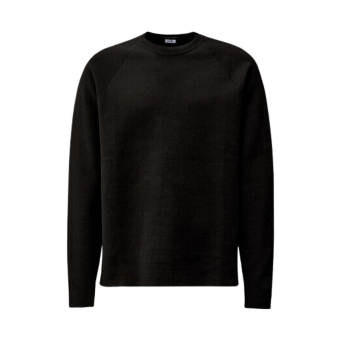 17CLKN015A006599A999 C.P. Company The Metropolis Series Cotton Double Crew Neck Knit Black - 24FW
