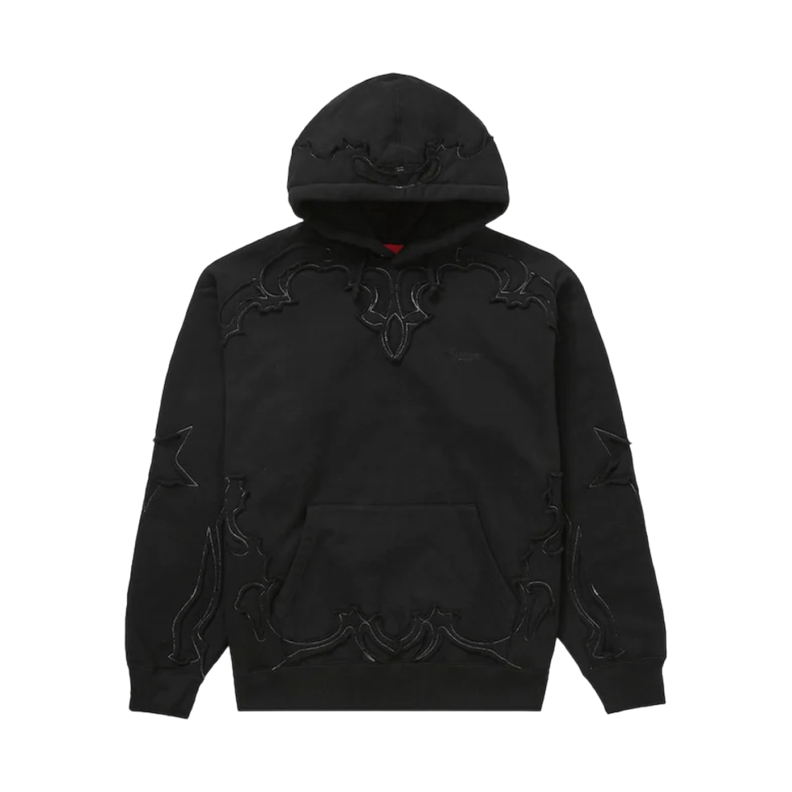 슈프림 웨스턴 컷 아웃 후드 스웨트셔츠 블랙 - 23SS(Supreme Western Cut Out Hooded Sweatshirt Black - 23SS) - 1