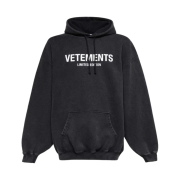 Vetements Limited Edition Logo Hoodie Black