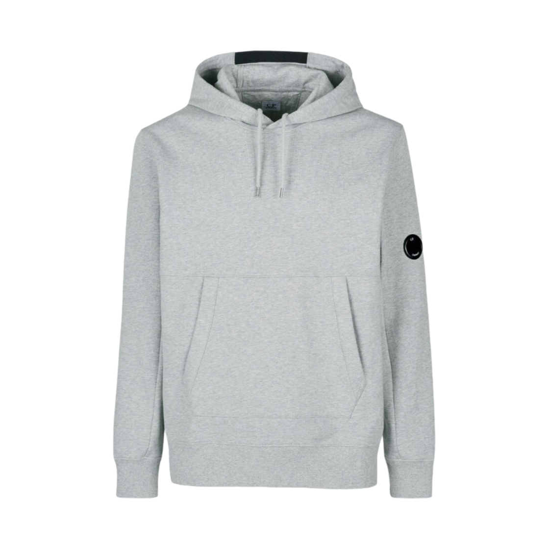 C.P. 컴퍼니 다이애그널 레이즈드 플리스 후드 그레이 멜란지 - 23SS(C.P. Company Diagonal Raised Fleece Hoodie Grey Melange - 23SS) - 1