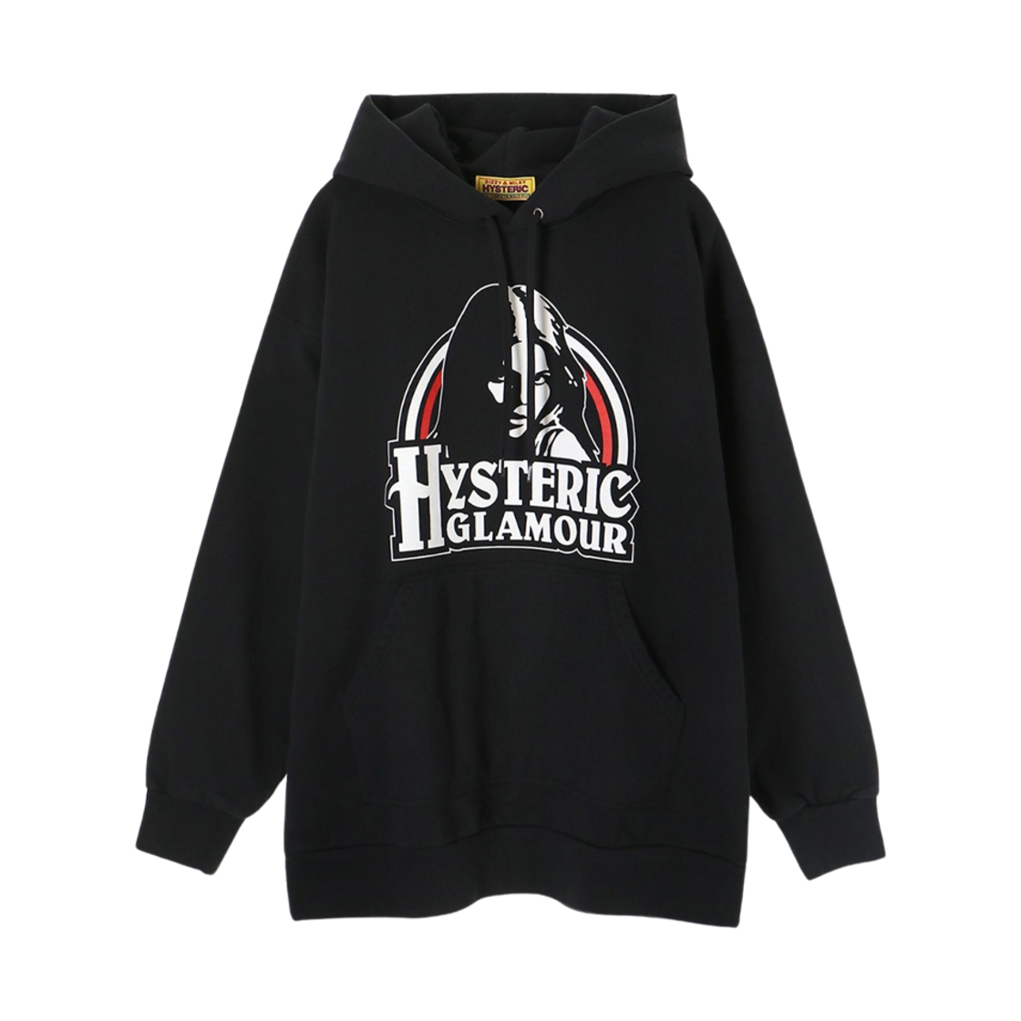 (W) 히스테릭 글래머 선셋 NY 오버사이즈 후드 블랙