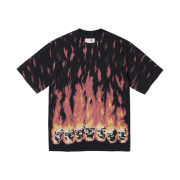 Supreme x MM6 Maison Margiela Liquid Blue Oversized T-Shirt Black - 24SS