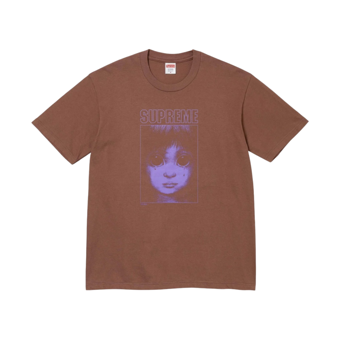 - Supreme x Margaret Keane Teardrop T-Shirt Brown - 24SS