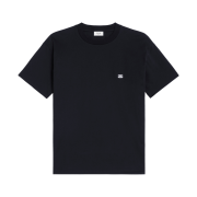 Celine Triomphe Loose T-Shirt in Cotton Jersey Black White