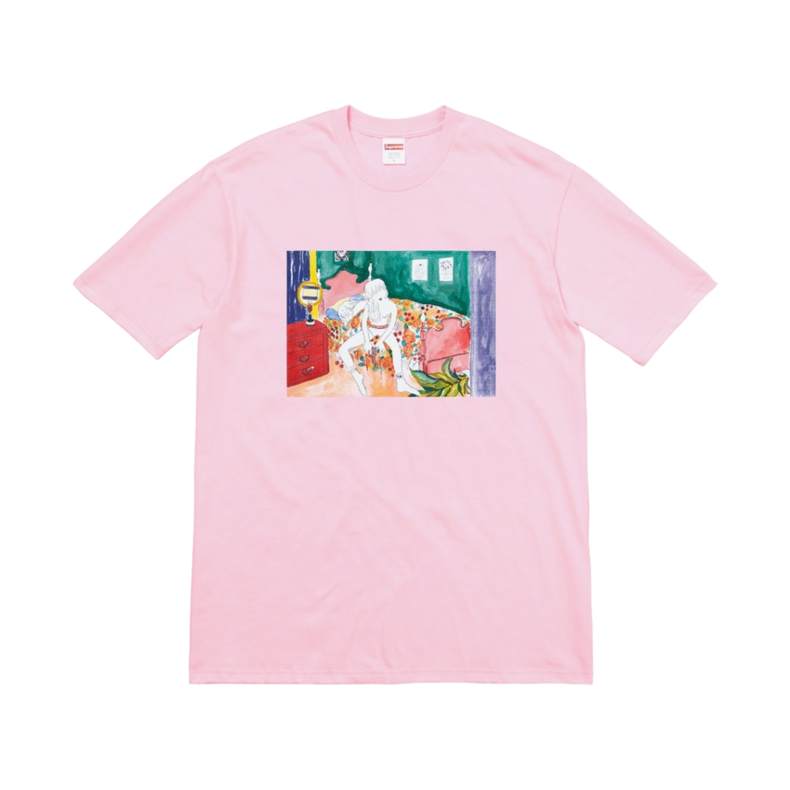 슈프림 베드룸 티셔츠 라이트 핑크 - 18FW(Supreme Bedroom T-Shirt Light Pink - 18FW) - 1