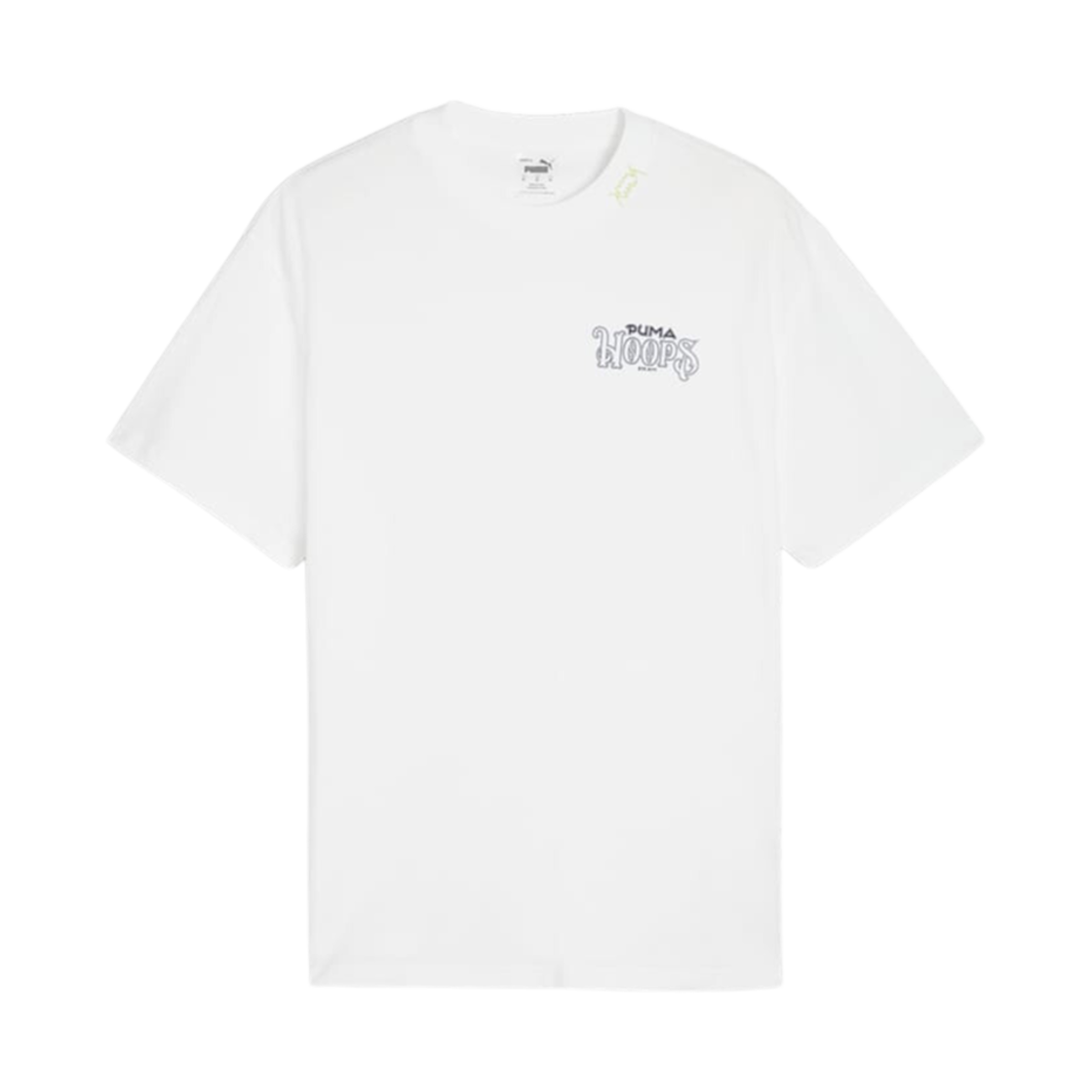 624739-01 Puma Hoops Showtime T-Shirt II White