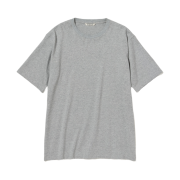 Auralee Luster Plaiting T-Shirt Top Gray