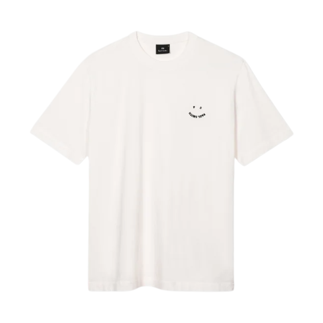 M2R-965XE-P21154-02 Paul Smith Embroidery Happy T-Shirt White