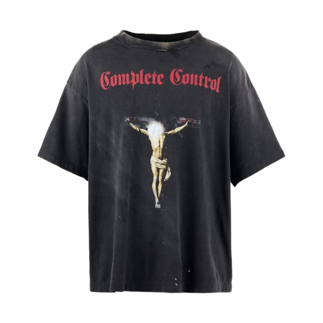 HR8-0000-C25 Saint Mxxxxxx x Kosuke Kawamura Complete Control S/S T-Shirt Black - 25SS