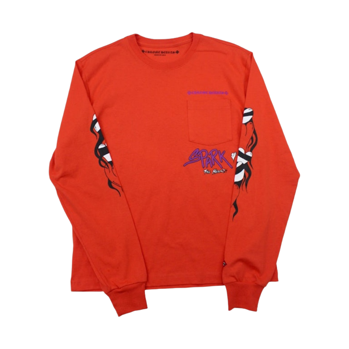 - Chrome Hearts Matty Boy Sadistic Lipstick L/S T-Shirt Red