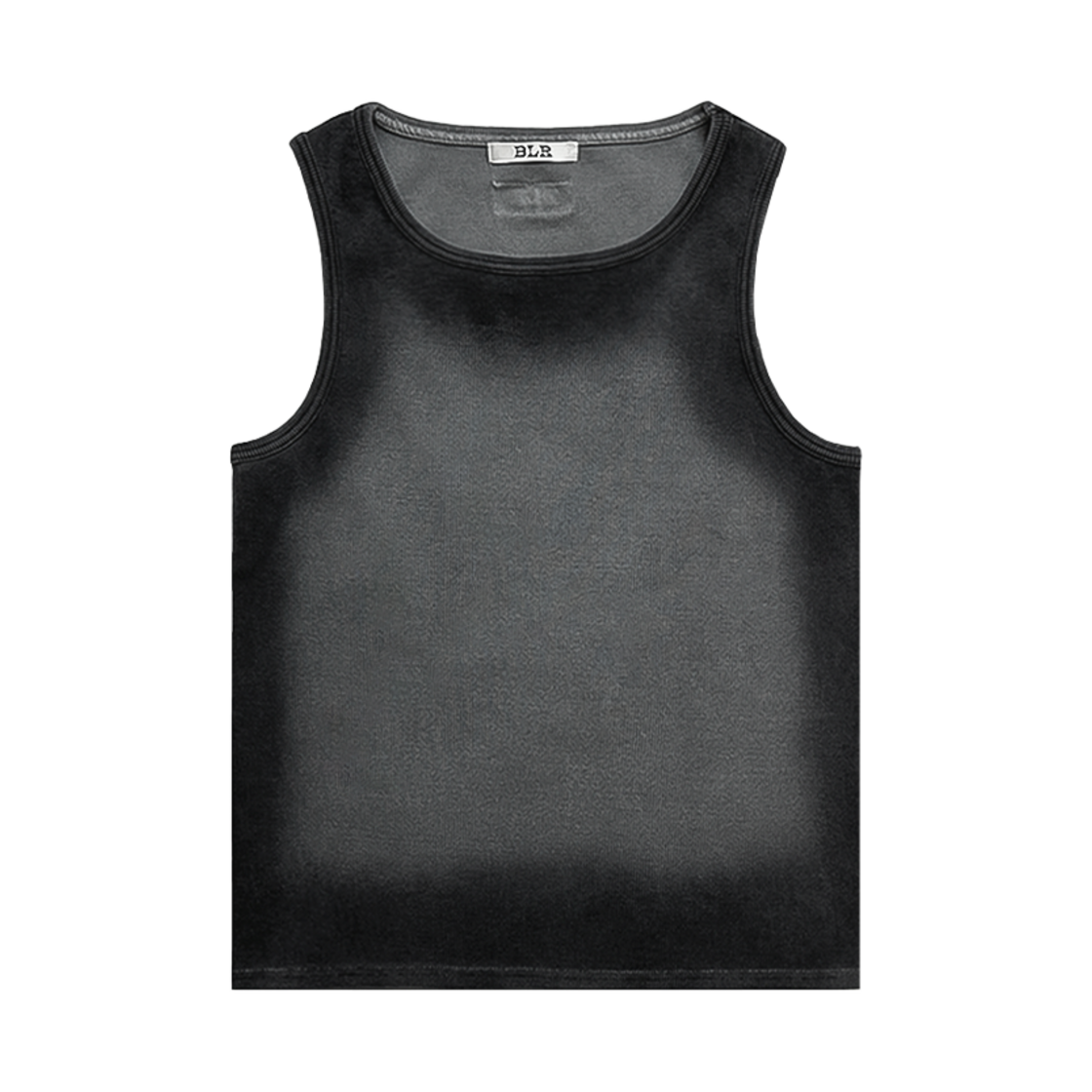 BLR2D05SL02 BLR High Tension Gradation Washing Sleeveless Black