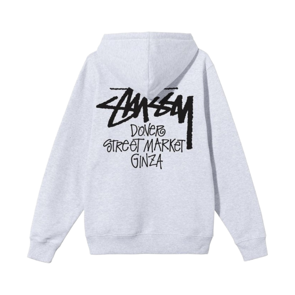 스투시 스탁 도버 스트리트 마켓 긴자 후드 집업 애쉬 헤더 2023