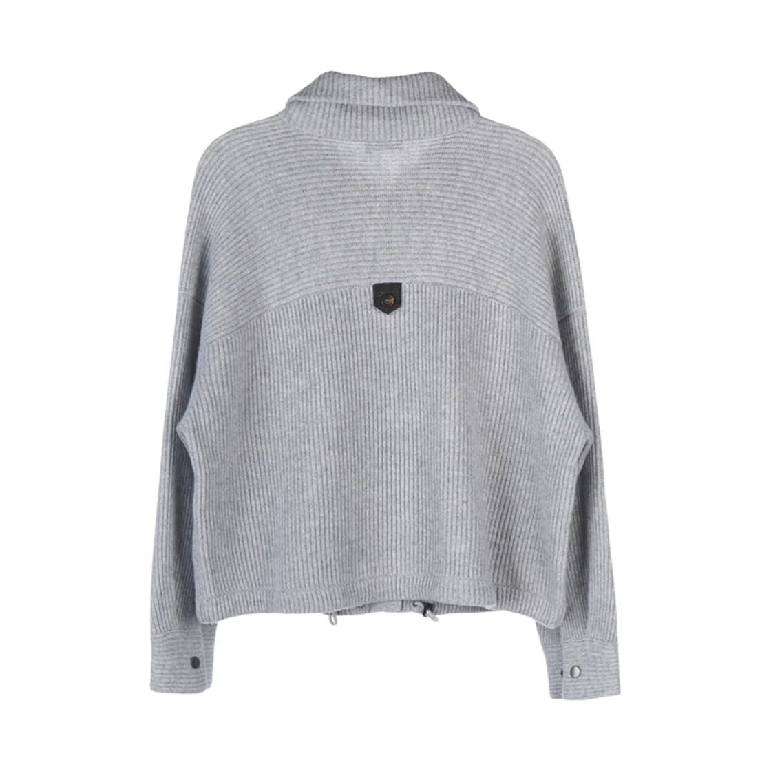 (W) 브루넬로 쿠치넬리 캐시미어 가디건 그레이((W) Brunello Cucinelli Cashmere Cardigan Grey) - 2
